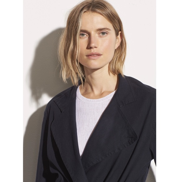 Vince. Drapey Linen Jacket size M - Picture 4 of 7